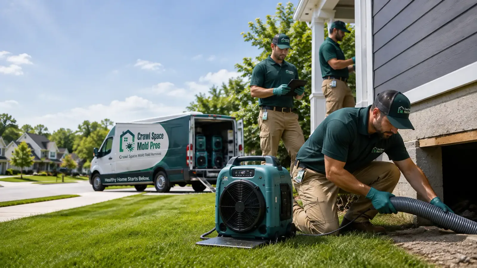 Crawl Space Mold Removal in Tyngsboro, MA